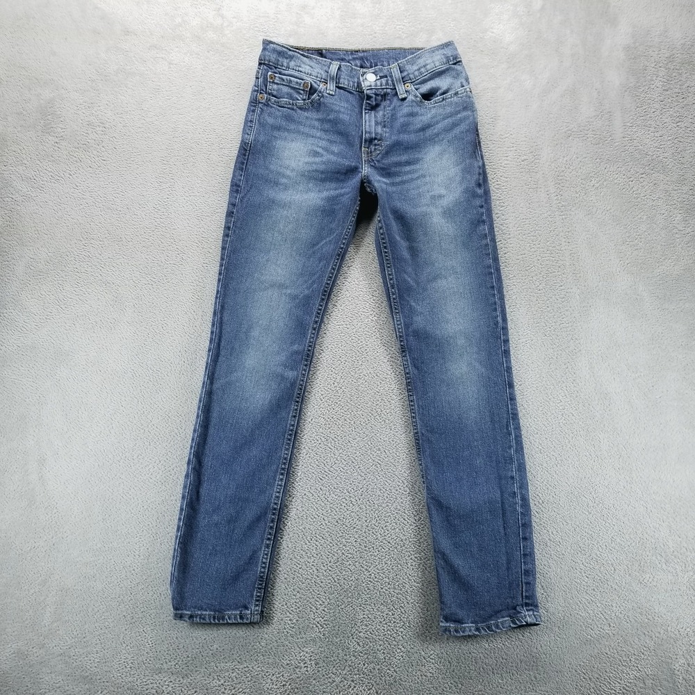 Levis 511 Jeans Mens‎ 29x30 Blue Slim Straight Low Rise Medium Wash Stretch